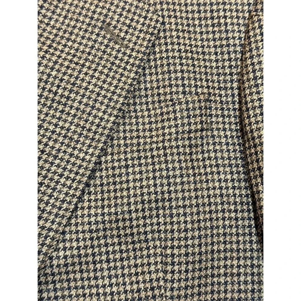 Houndstooth Silk Wool Luxury‎ Sport Coat 42R – Tailors Row Deansgate